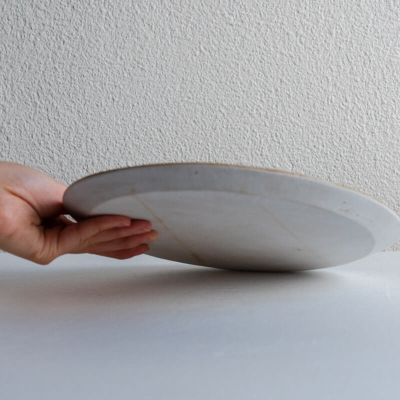 Tashiro Noriaki Ash Glaze Plate 22.5cm A