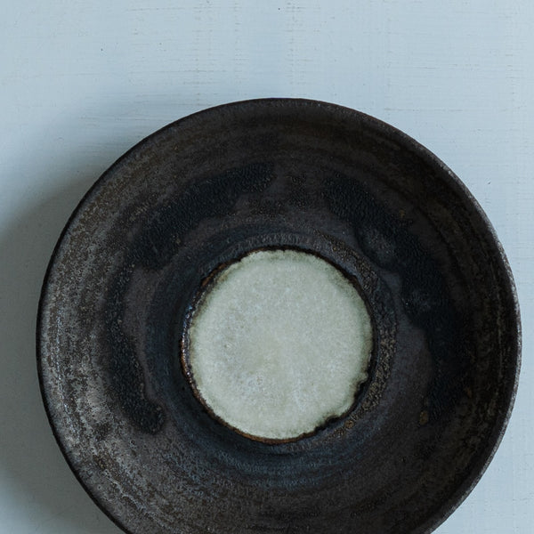 吉田丈 白釉 豆皿
